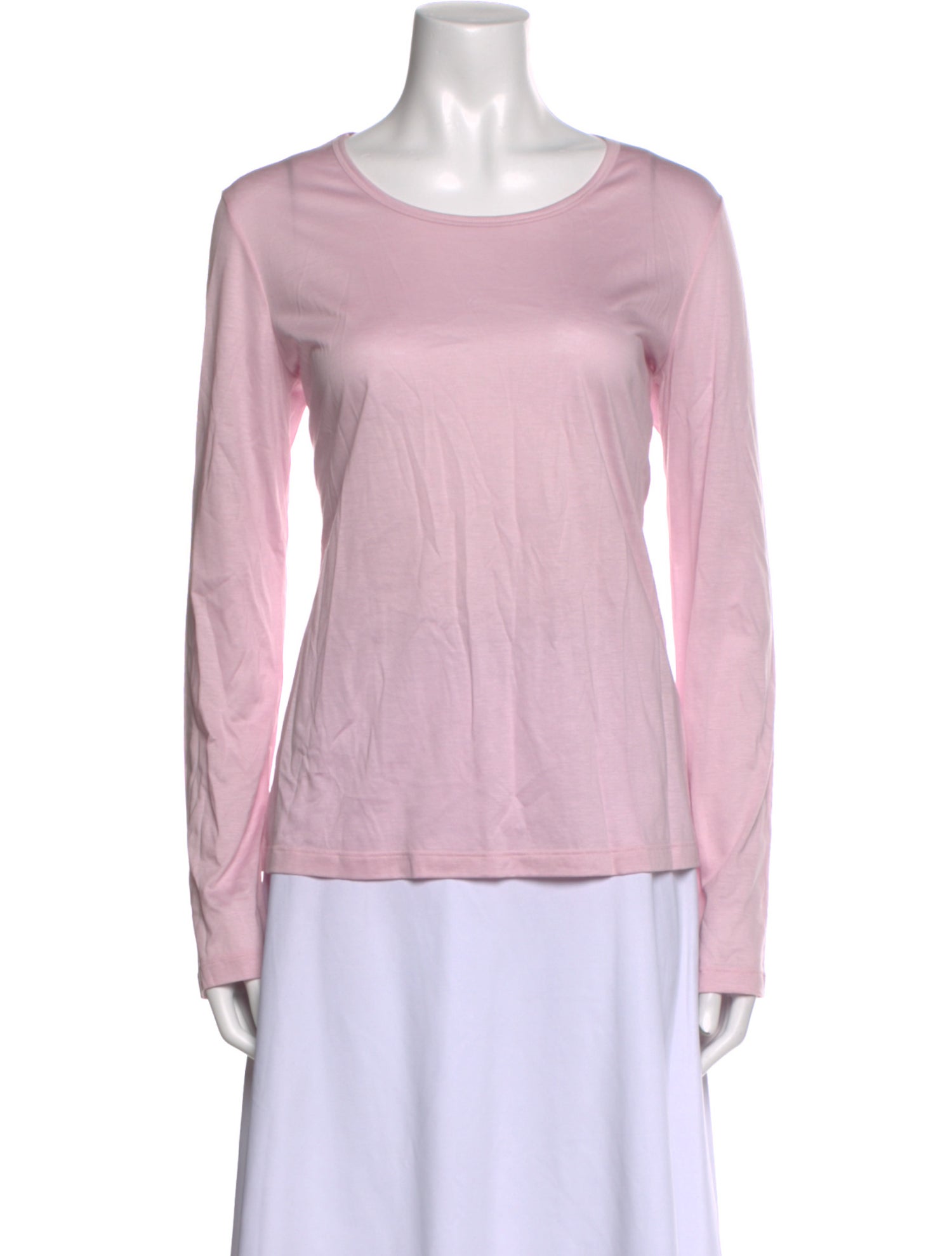 Jil Sander Scoop Neck Long Sleeve Top