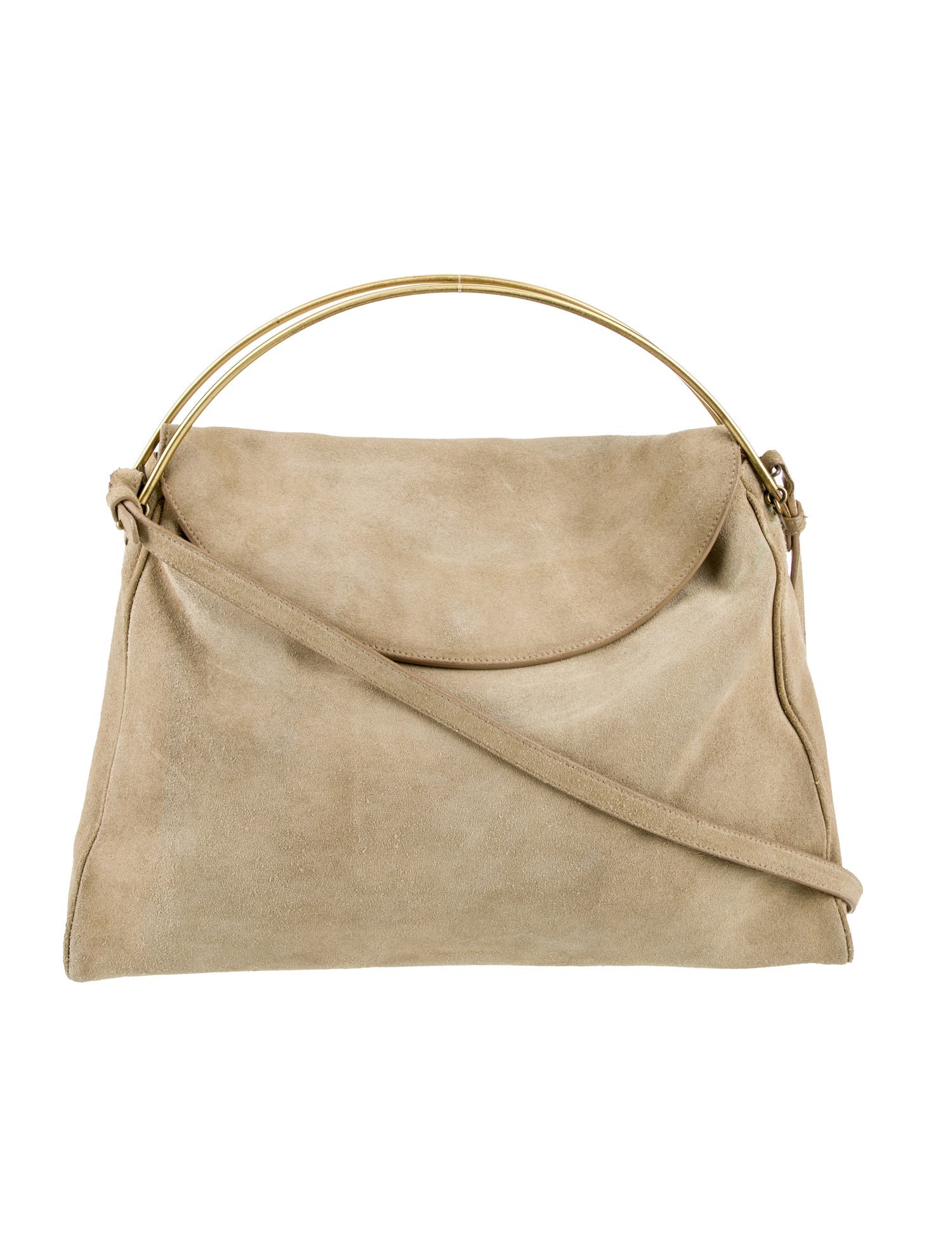 Jil Sander Suede Shoulder Bag