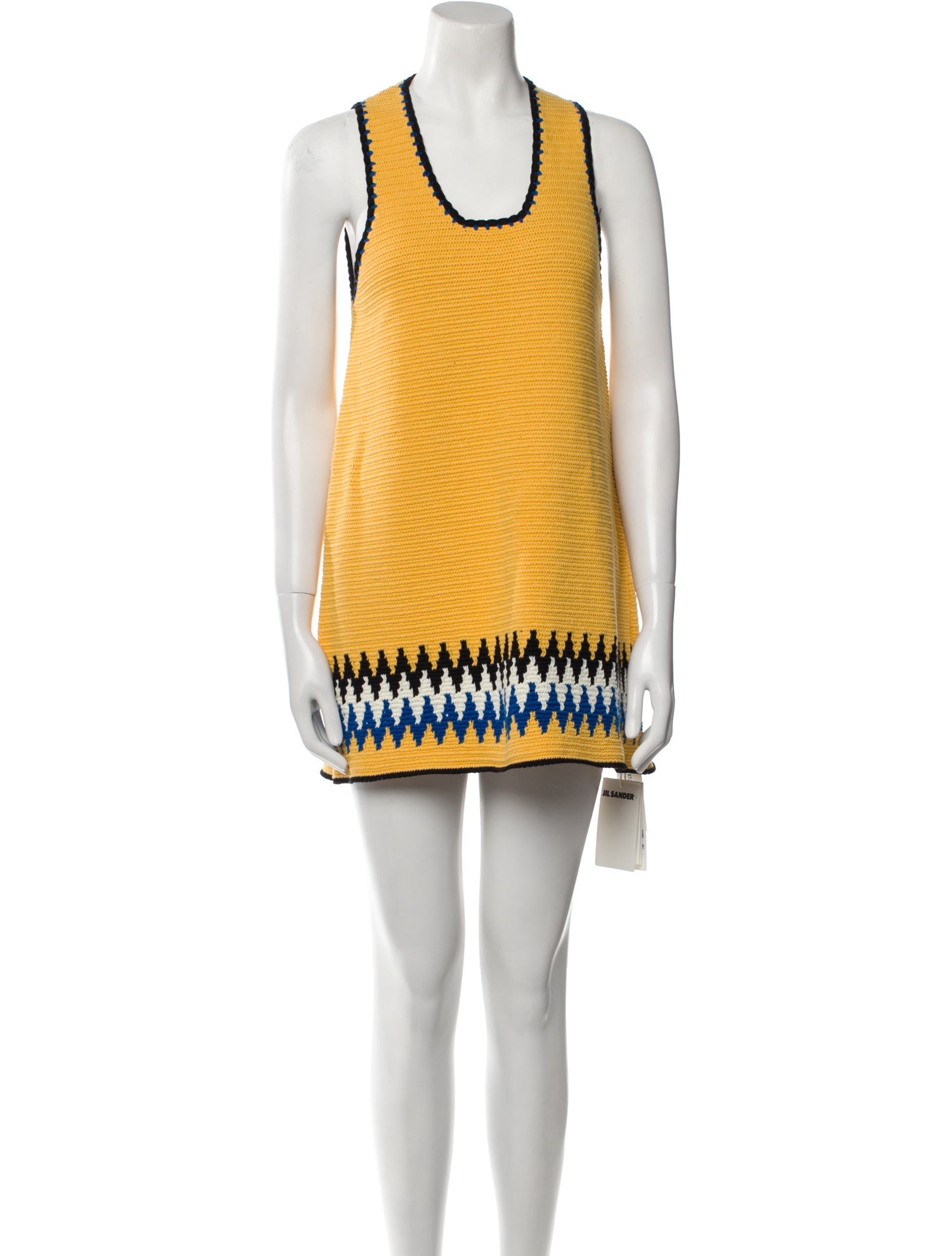 Jil Sander Striped Mini Dress w/ Tags