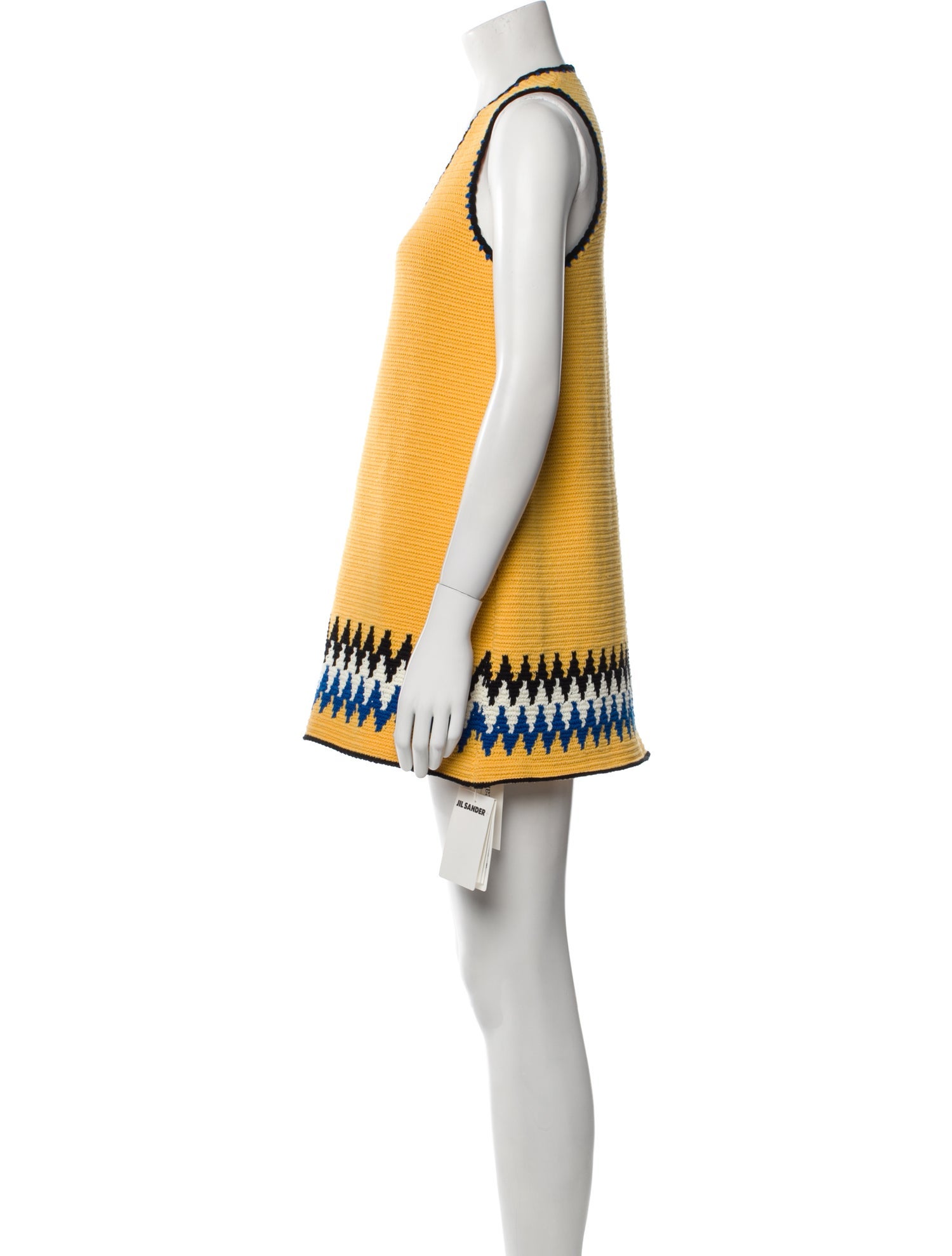 Jil Sander Striped Mini Dress w/ Tags