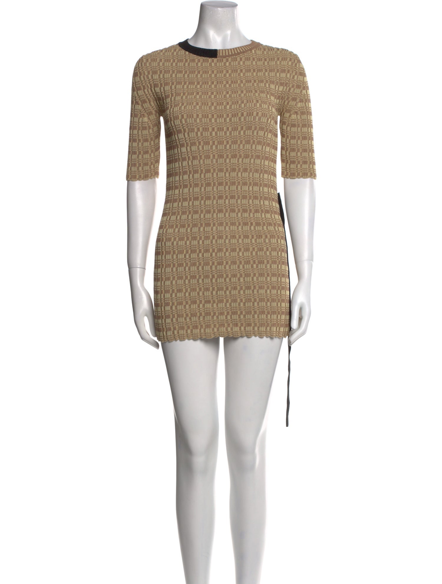 Jil Sander Crew Neck Mini Dress