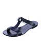 Jil Sander Leather T-Strap Sandals