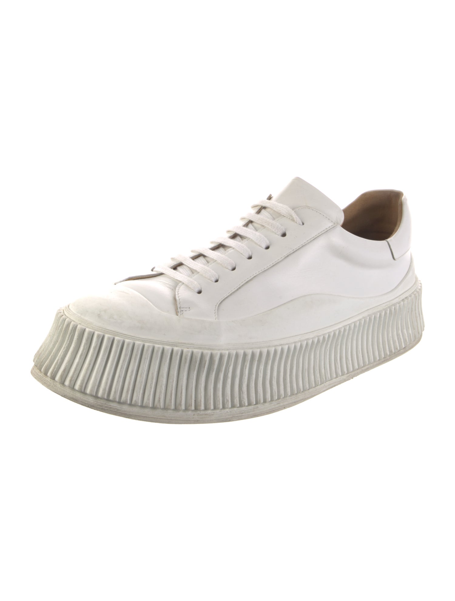 Jil Sander Leather Sneakers