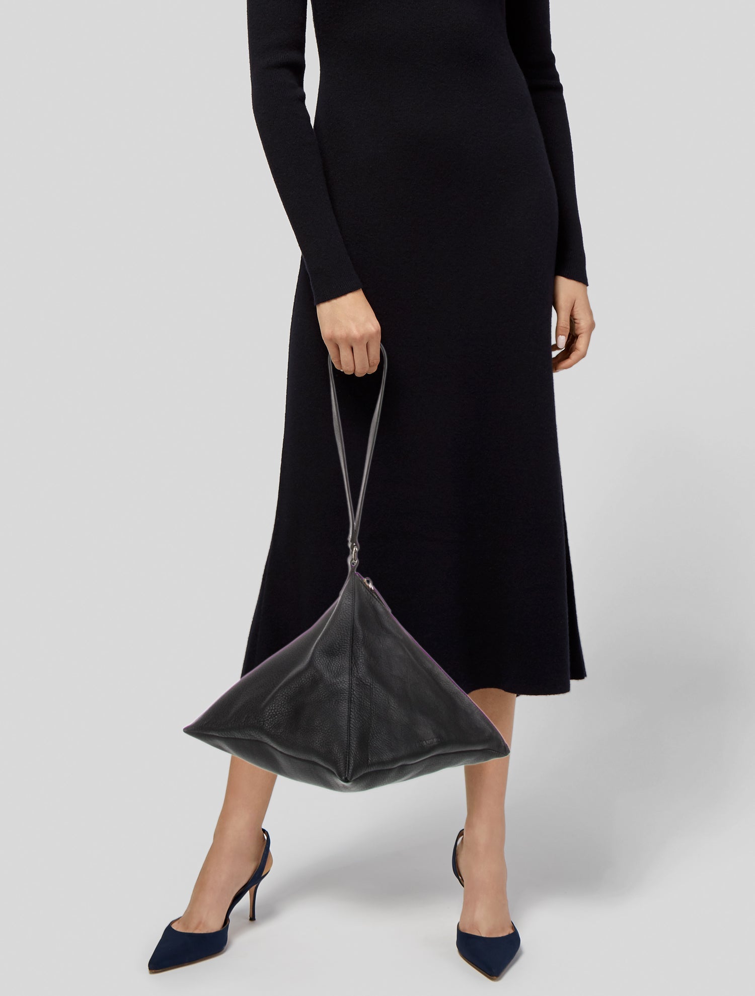 Jil Sander Leather Top Handle Bag