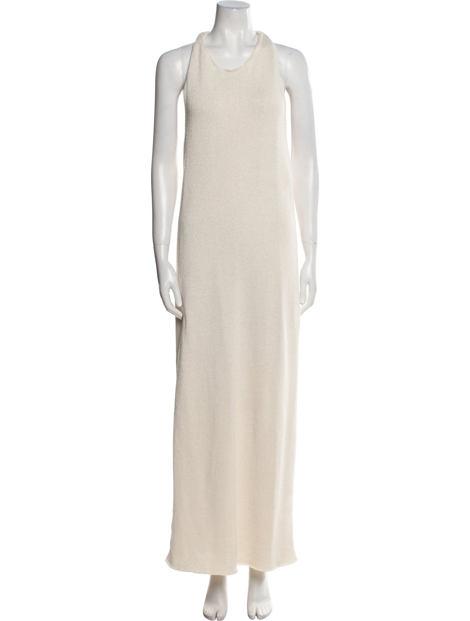 Jil Sander Scoop Neck Long Dress