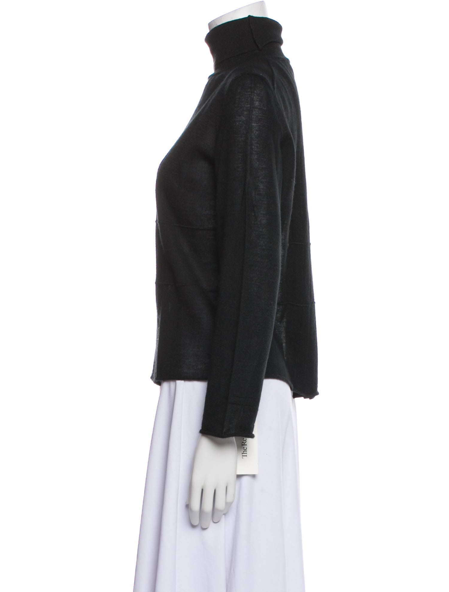Jil Sander Mock Neck Long Sleeve Blouse