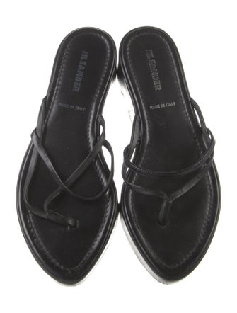 Jil Sander Leather Slides