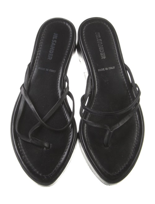 Jil Sander Leather Slides