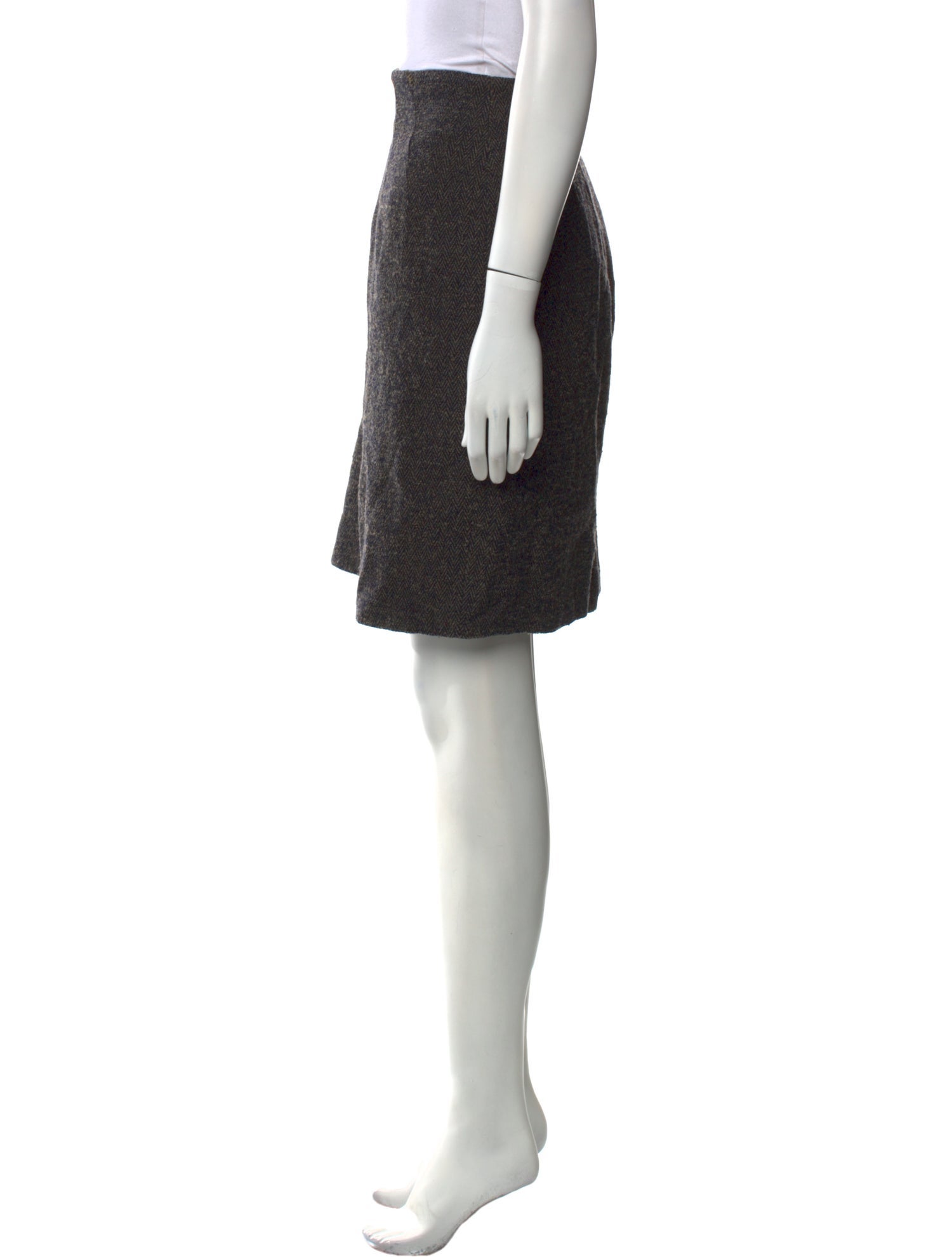 Jil Sander Wool Knee-Length Skirt