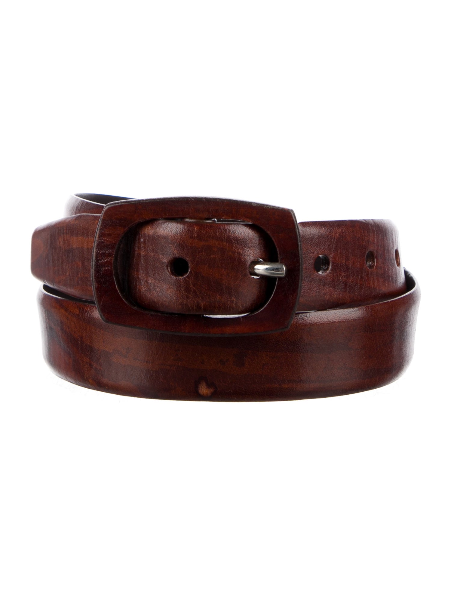 Jil Sander Skinny Leather Waist Belt