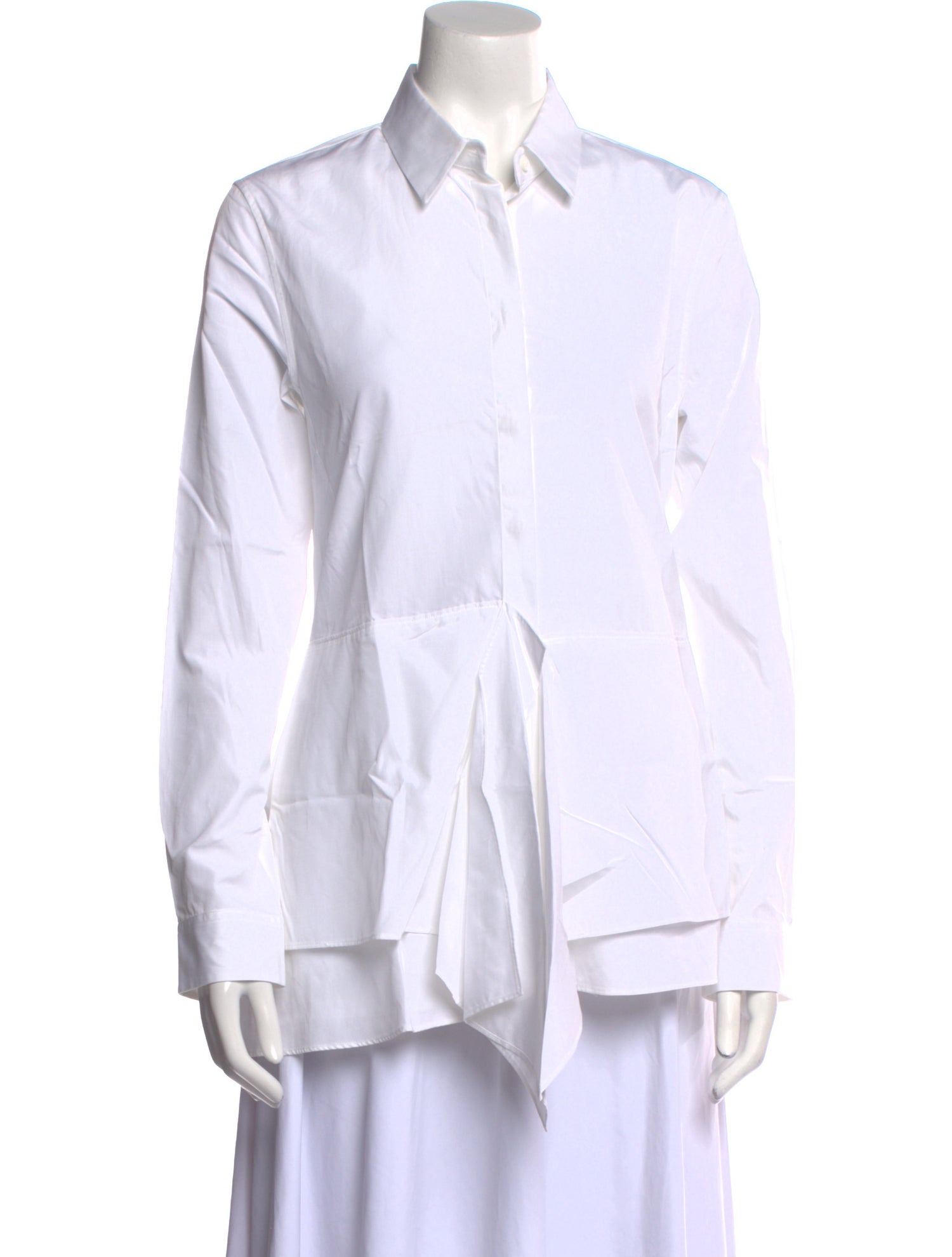 Jil Sander Long Sleeve Button-Up Top