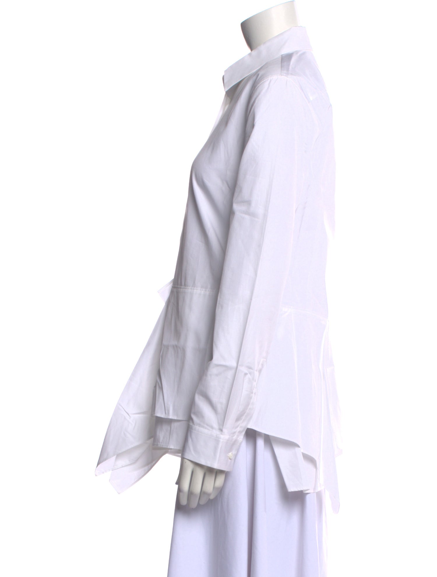 Jil Sander Long Sleeve Button-Up Top