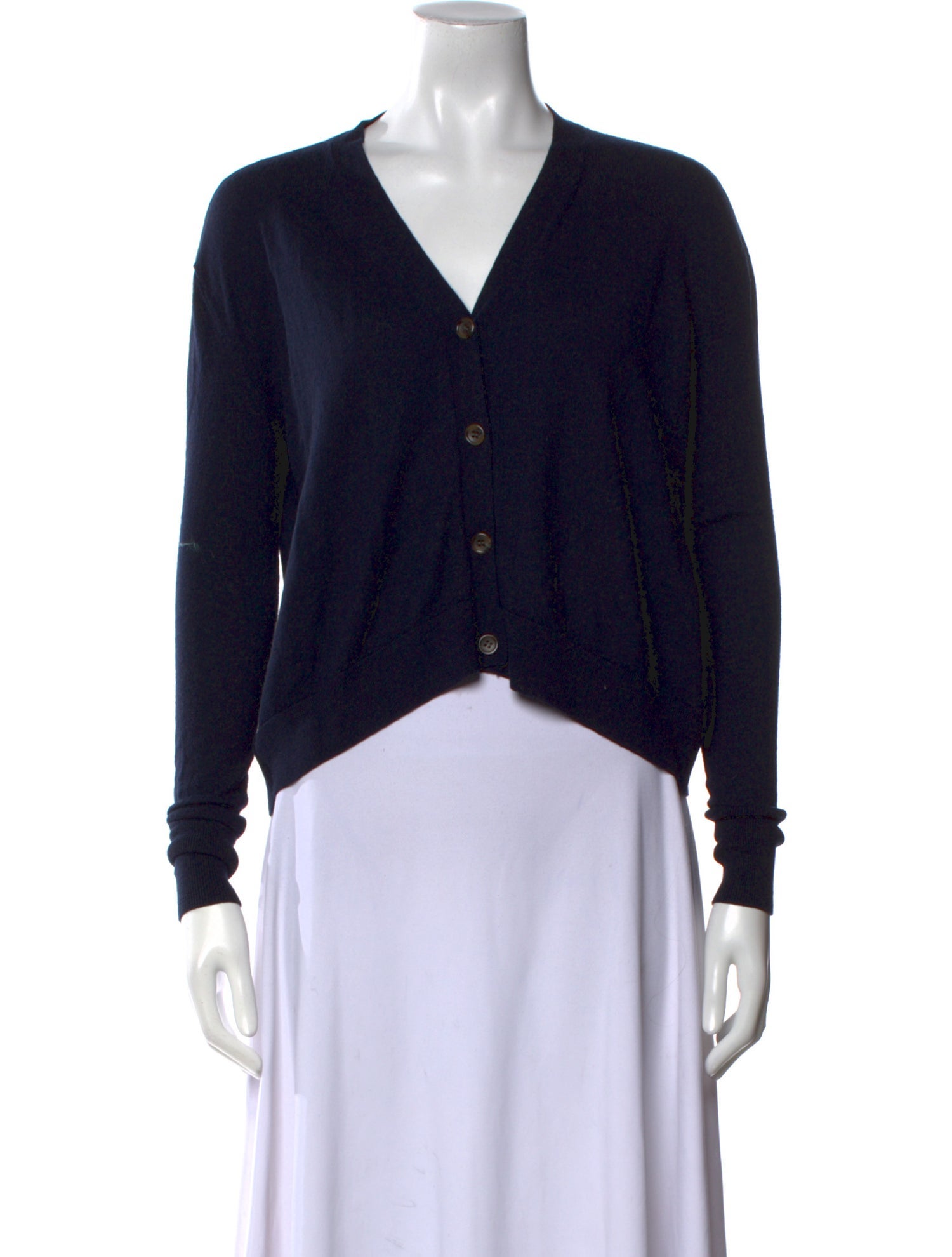 Jil Sander Wool V-Neck Sweater