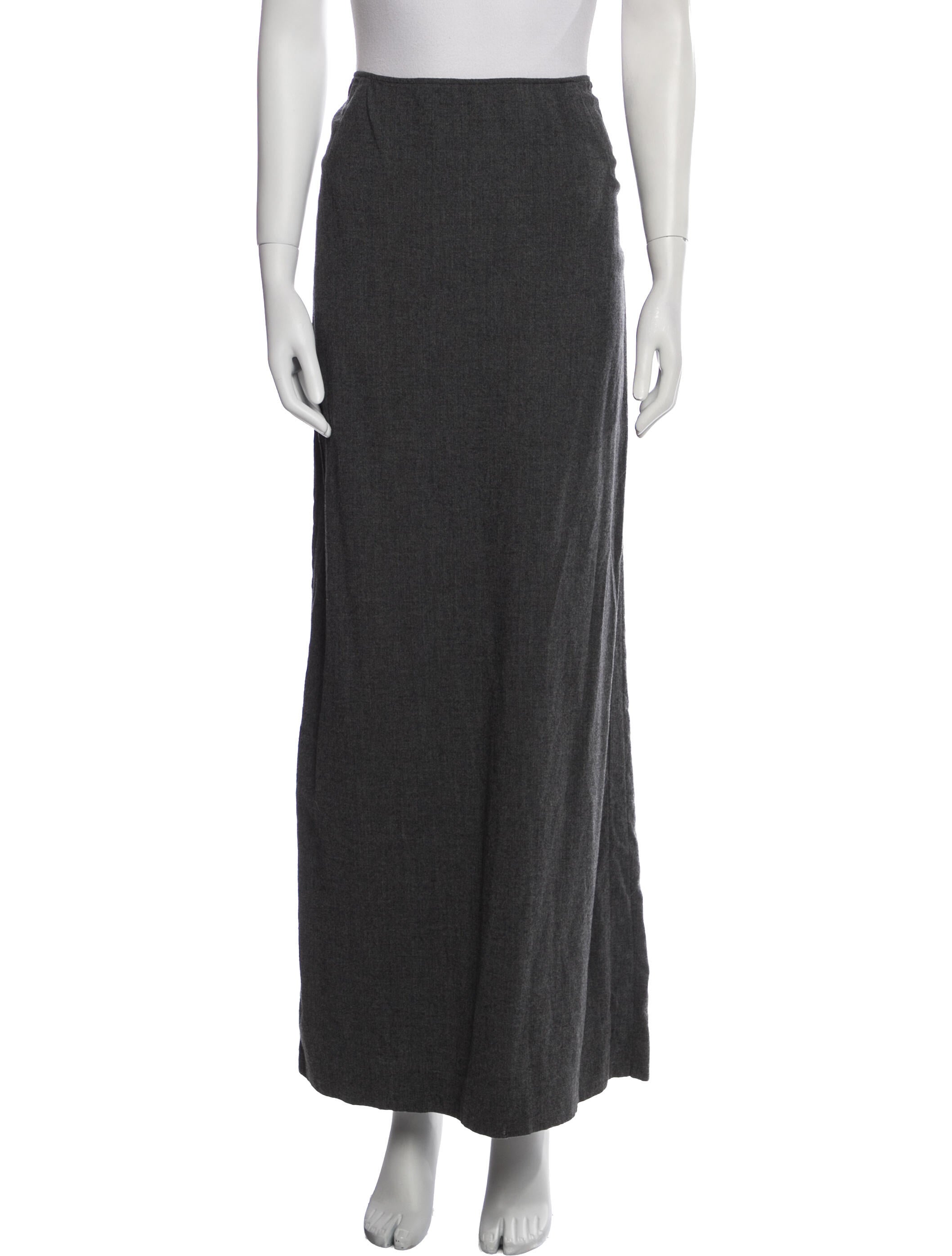 Jil Sander Silk Long Skirt