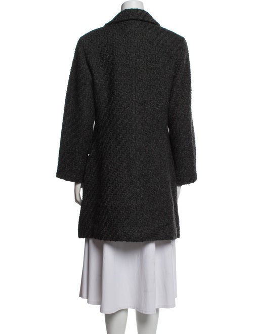 Jil Sander Wool Tweed Pattern Coat