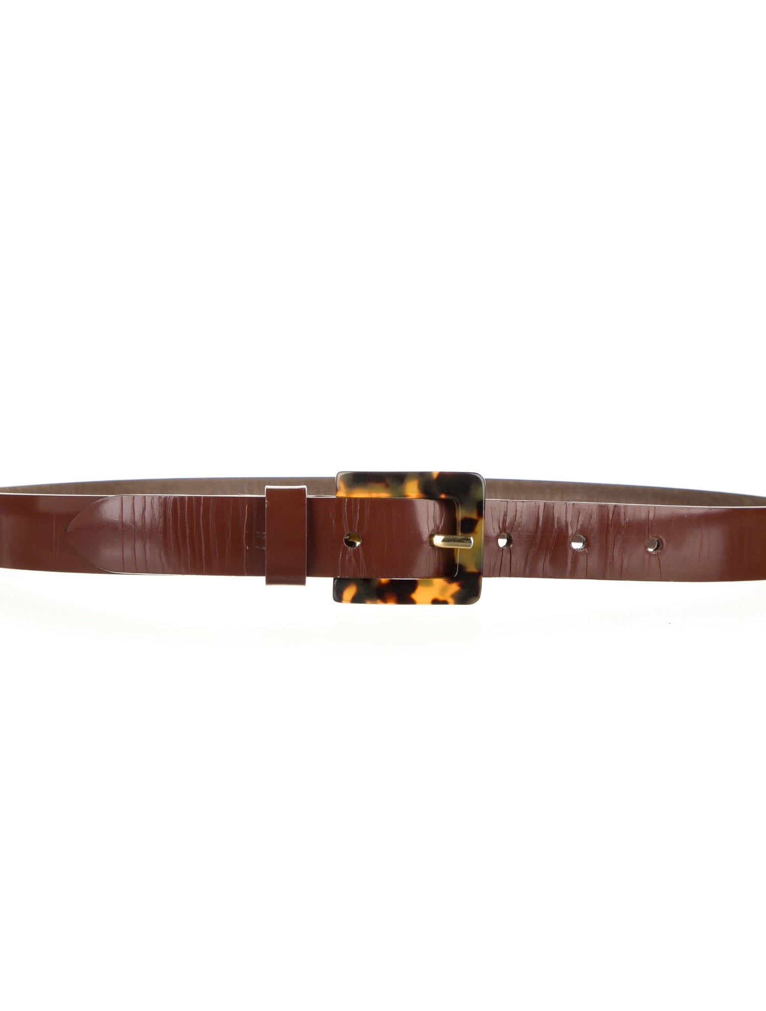 Jil Sander Skinny Patent Leather Belt