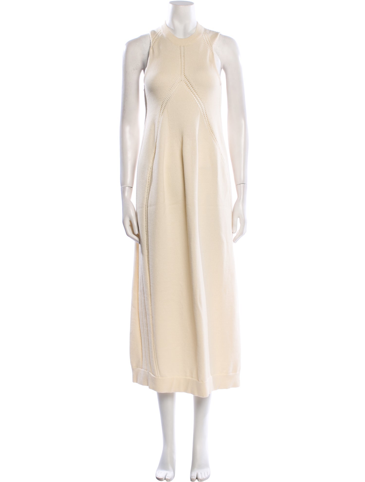 Jil Sander Wool Long Dress