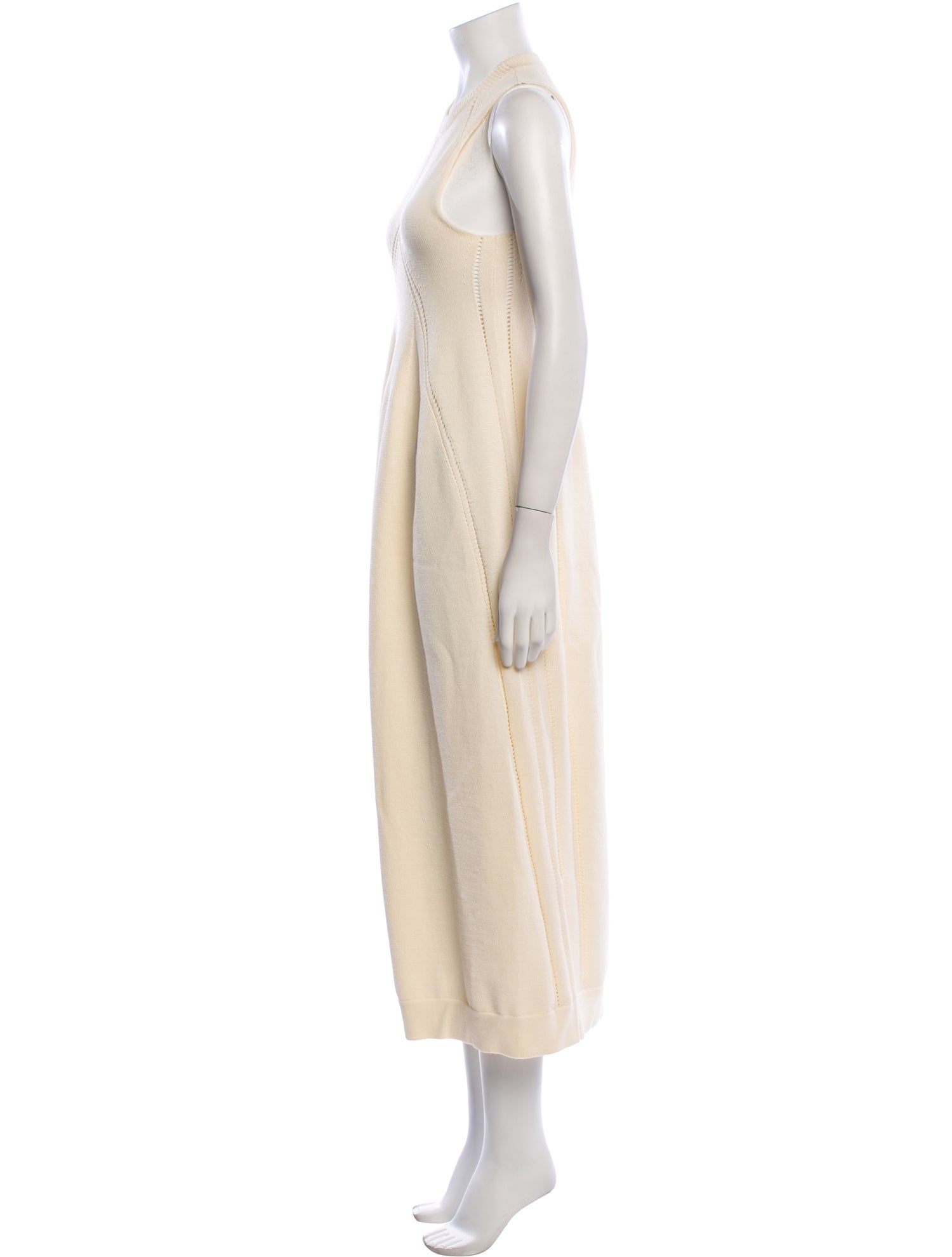 Jil Sander Wool Long Dress