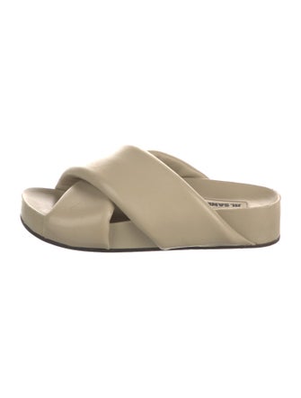 Jil Sander Leather Slides