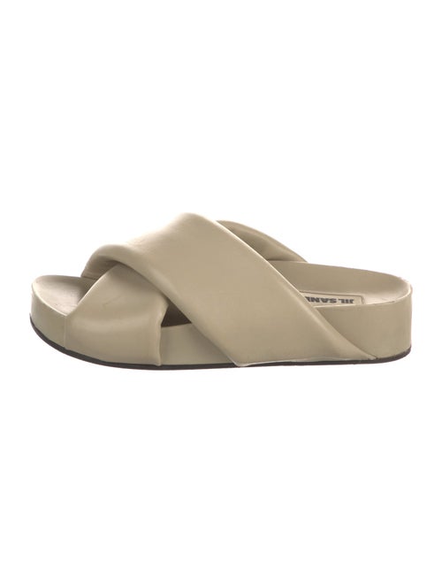 Jil Sander Leather Slides