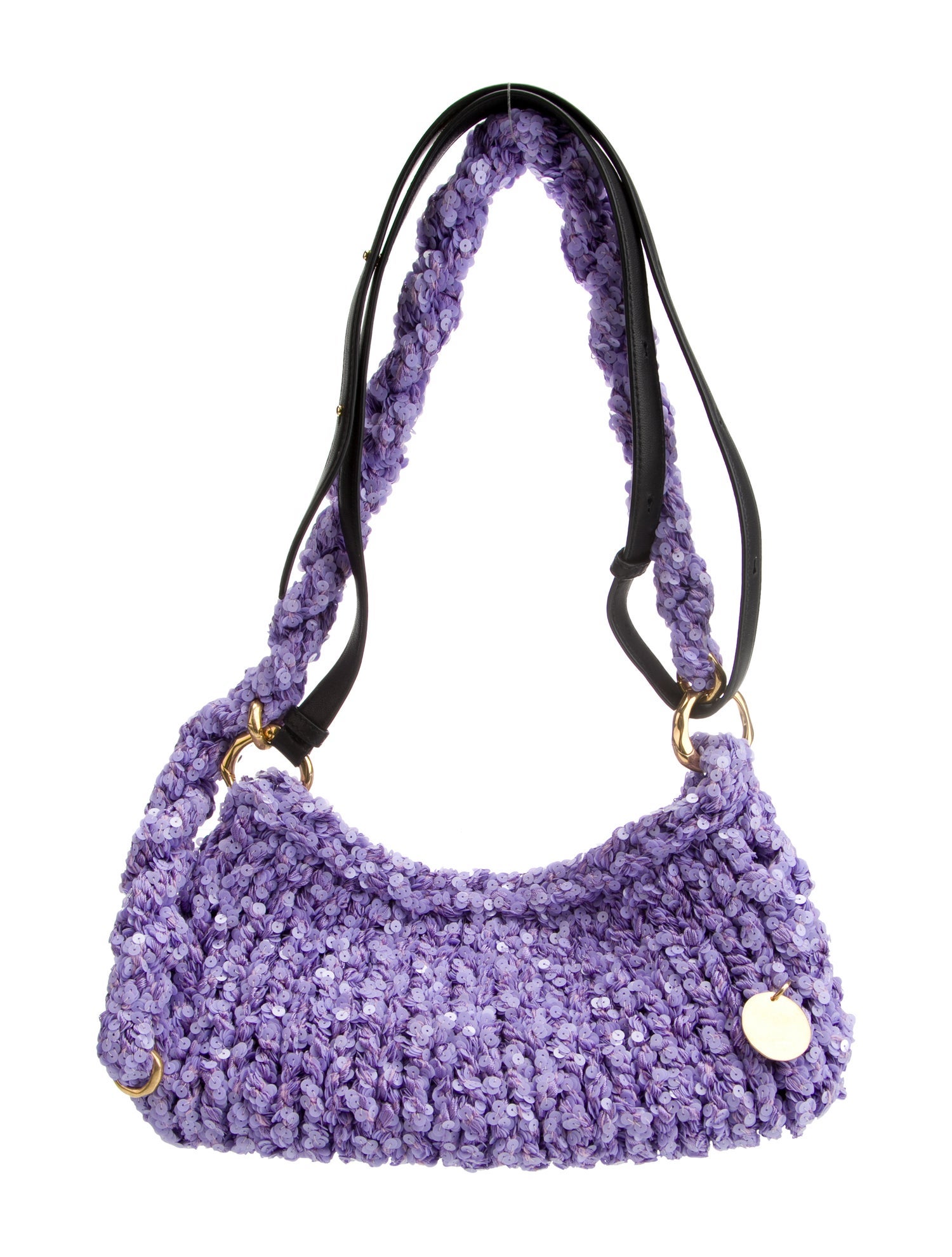 Jil Sander Sequins Shoulder Bag