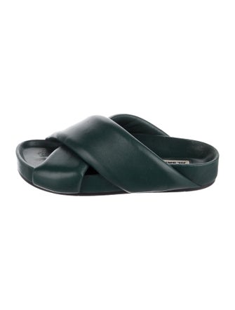 Jil Sander Leather Slides