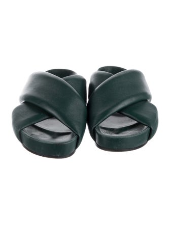 Jil Sander Leather Slides