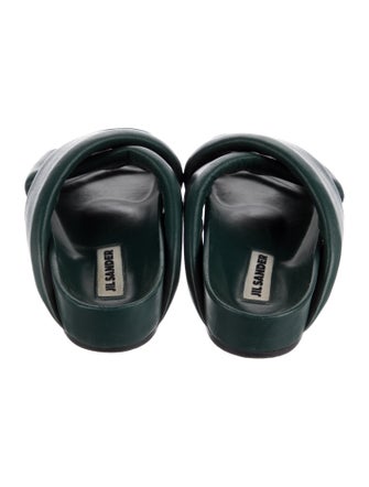 Jil Sander Leather Slides