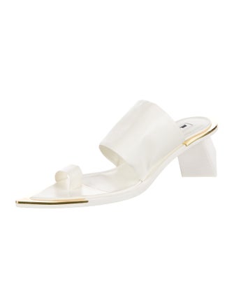 Jil Sander Leather Slides