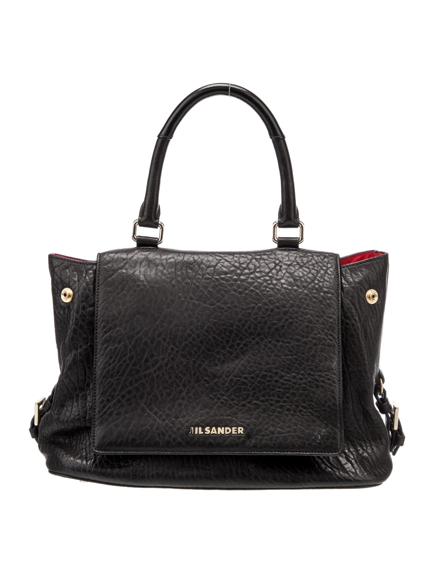 Jil Sander Leather Top Handle Bag