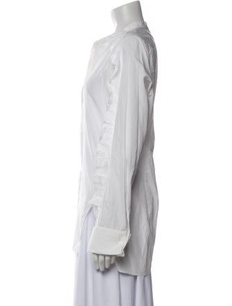 Jil Sander 2015 Long Sleeve Button-Up Top