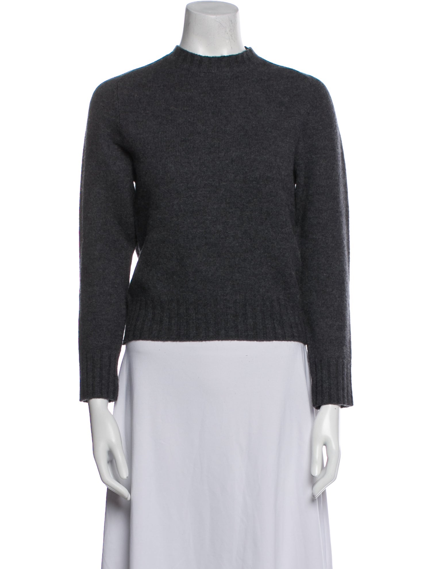 Jil Sander Wool Mock Neck Sweater