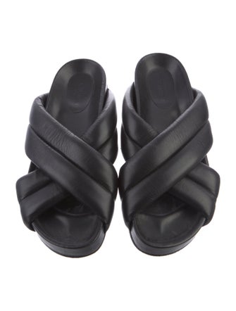 Jil Sander Leather Slides