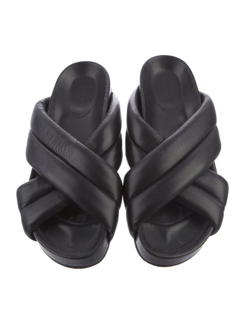 Jil Sander Leather Slides