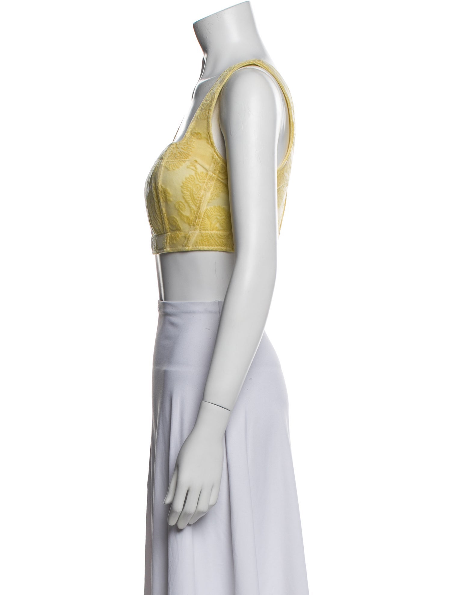 Jil Sander 2022 Printed Crop Top