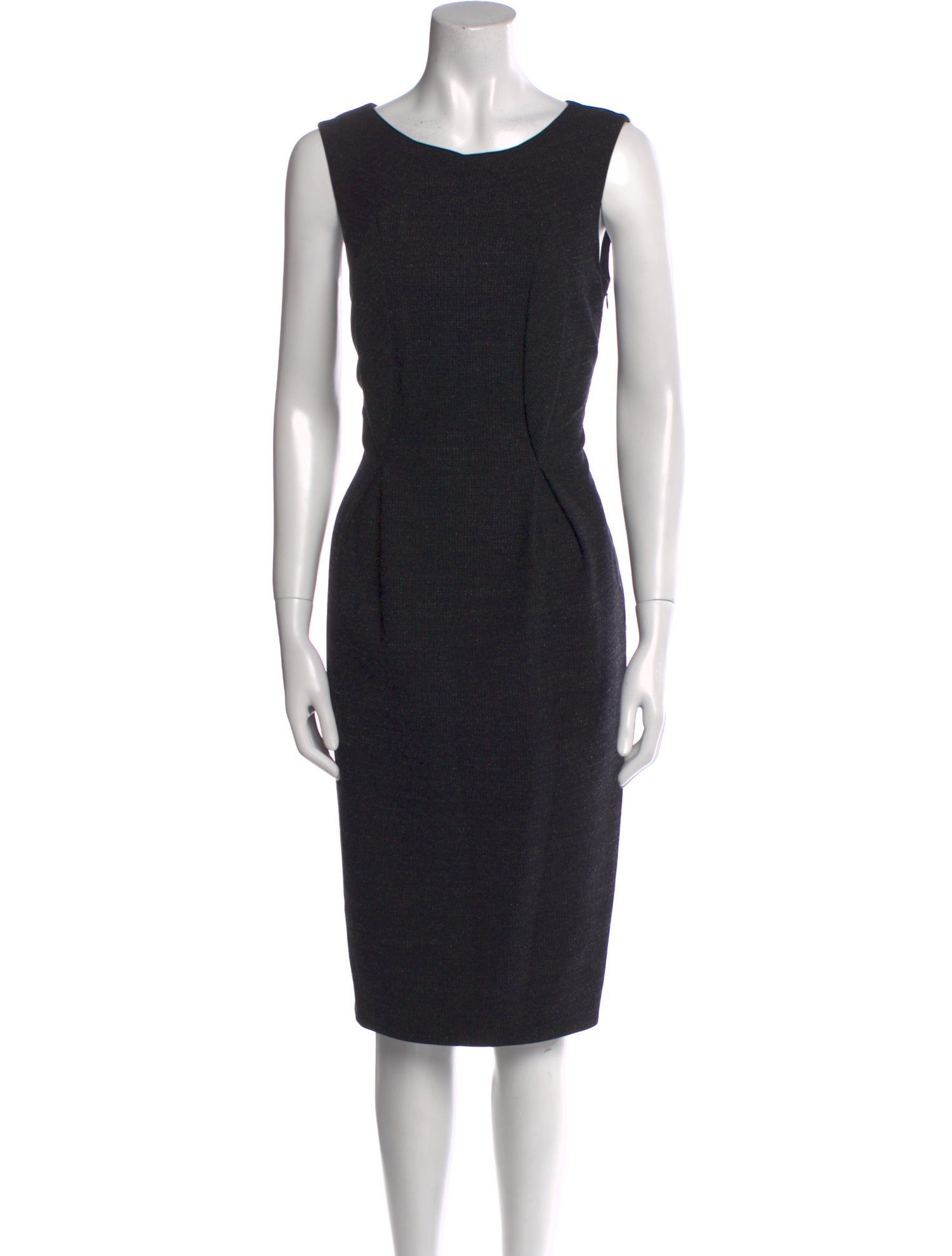 Jil Sander Virgin Wool Knee-Length Dress