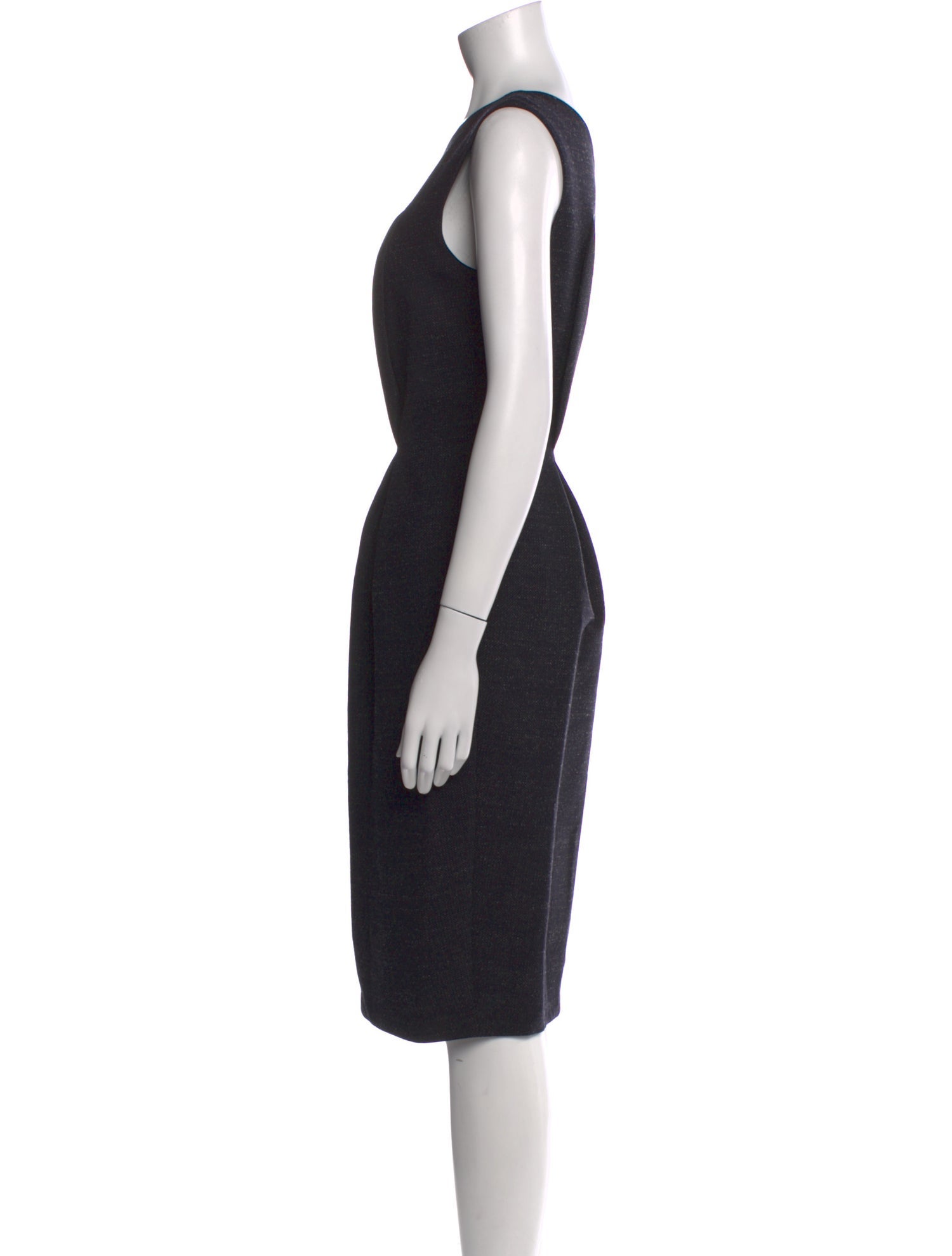 Jil Sander Virgin Wool Knee-Length Dress