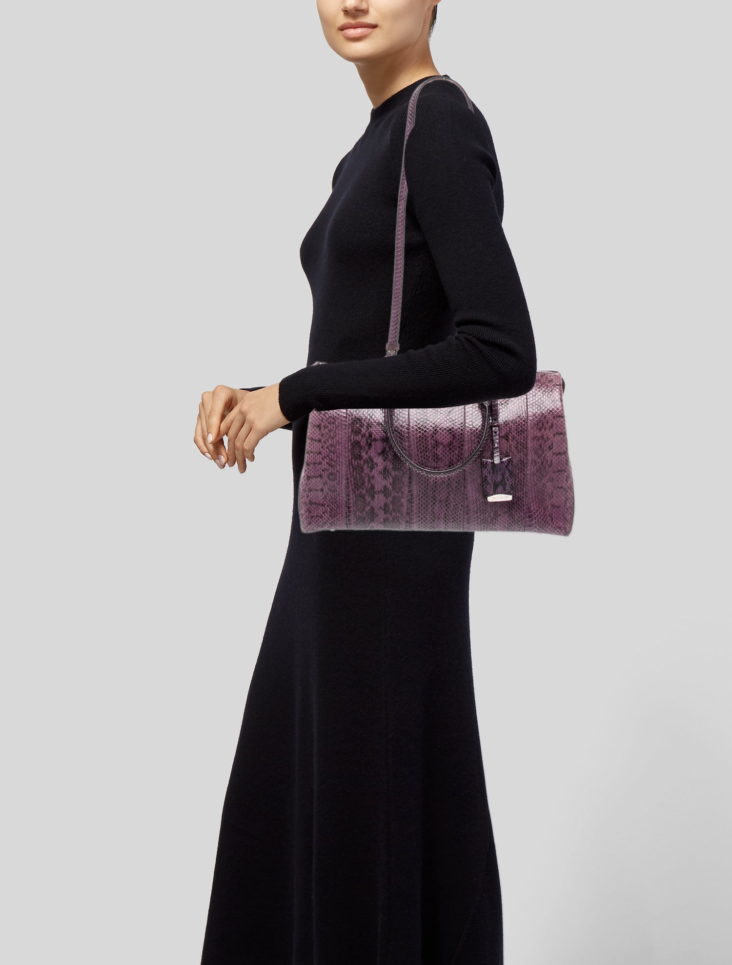 Jil Sander Snakeskin Top Handle Bag