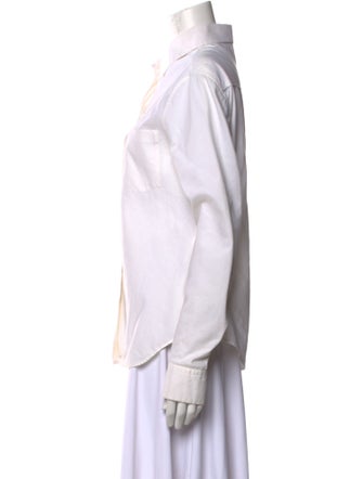 Jil Sander 2012 Long Sleeve Button-Up Top