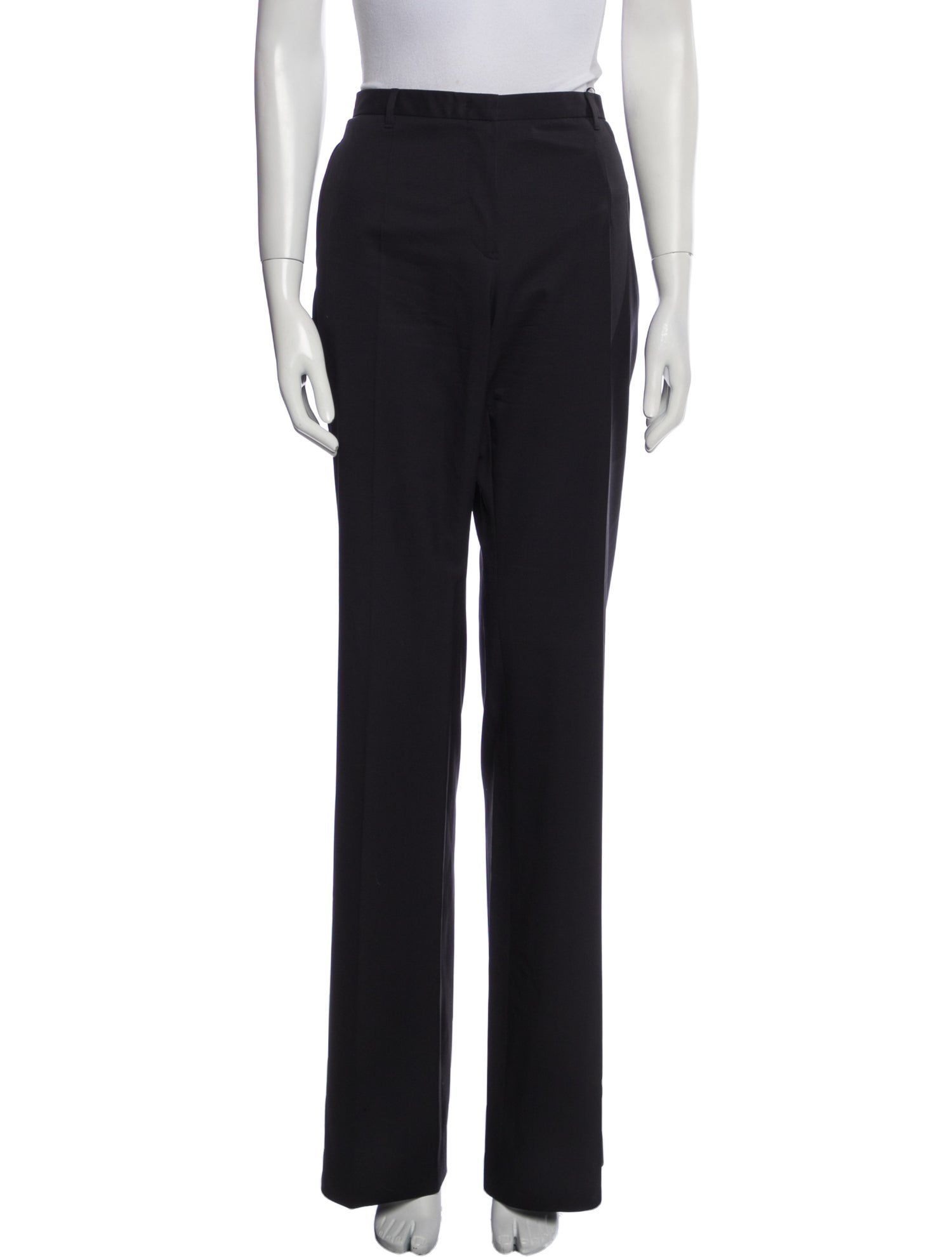 Jil Sander Virgin Wool Straight Leg Pants