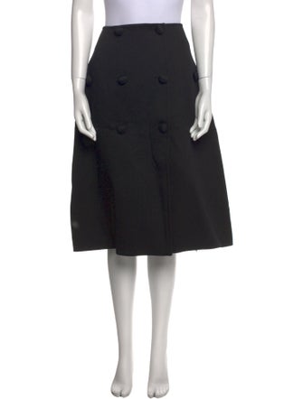 Jil Sander Wool Knee-Length Skirt