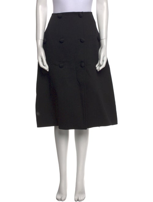 Jil Sander Wool Knee-Length Skirt