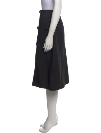Jil Sander Wool Knee-Length Skirt