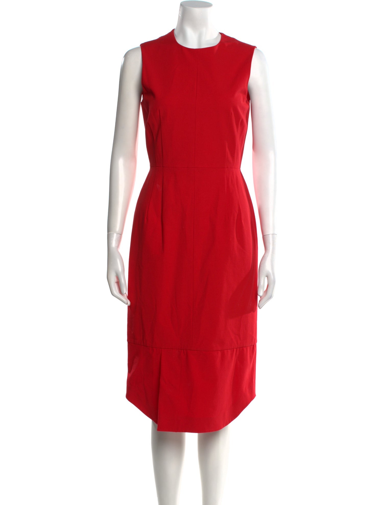 Jil Sander Crew Neck Midi Length Dress w/ Tags