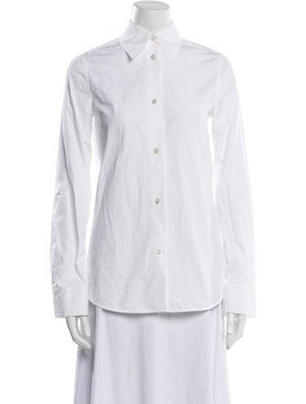 Jil Sander Long Sleeve Button-Up Top