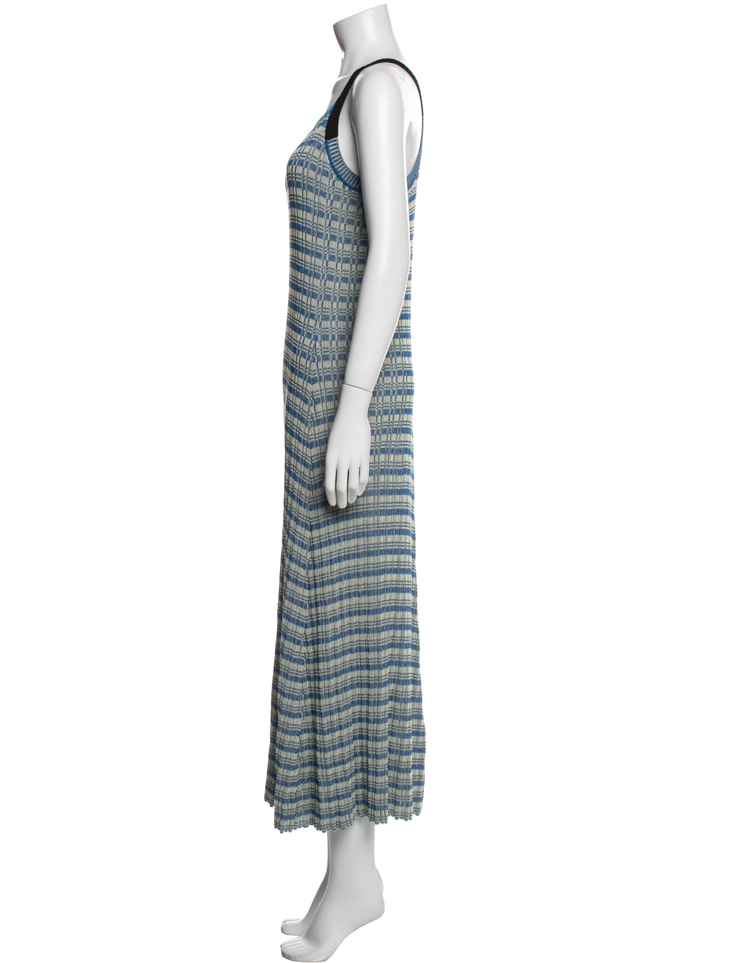 Jil Sander Striped Long Dress