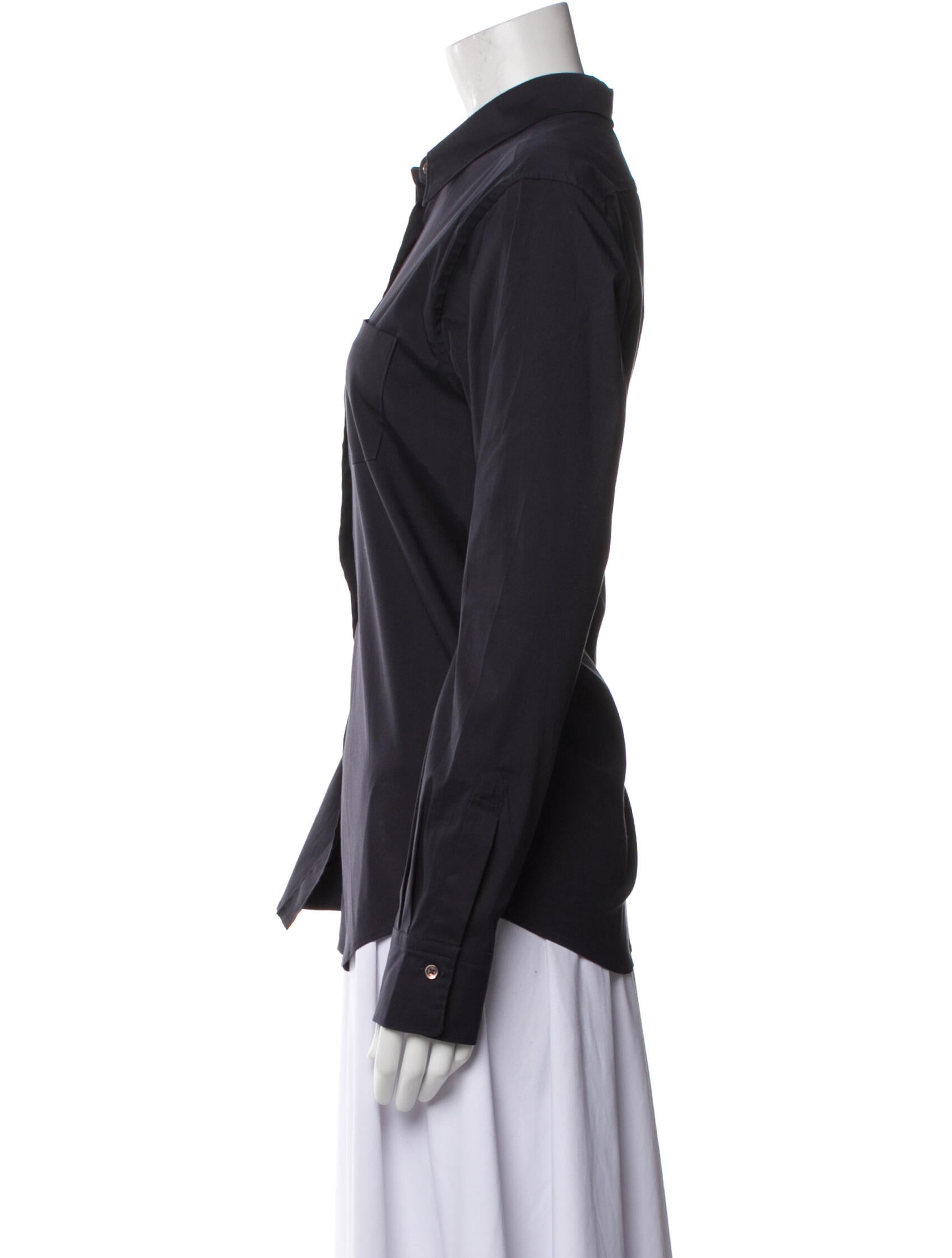 Jil Sander Long Sleeve Button-Up Top