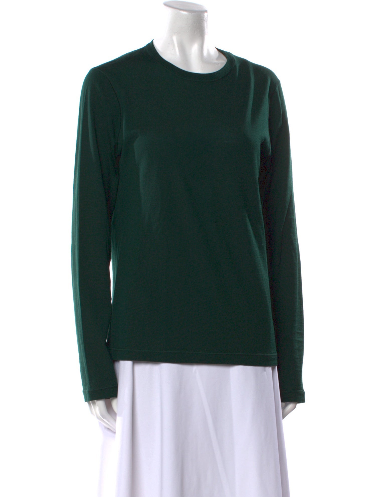 Jil Sander Virgin Wool Crew Neck Sweatshirt