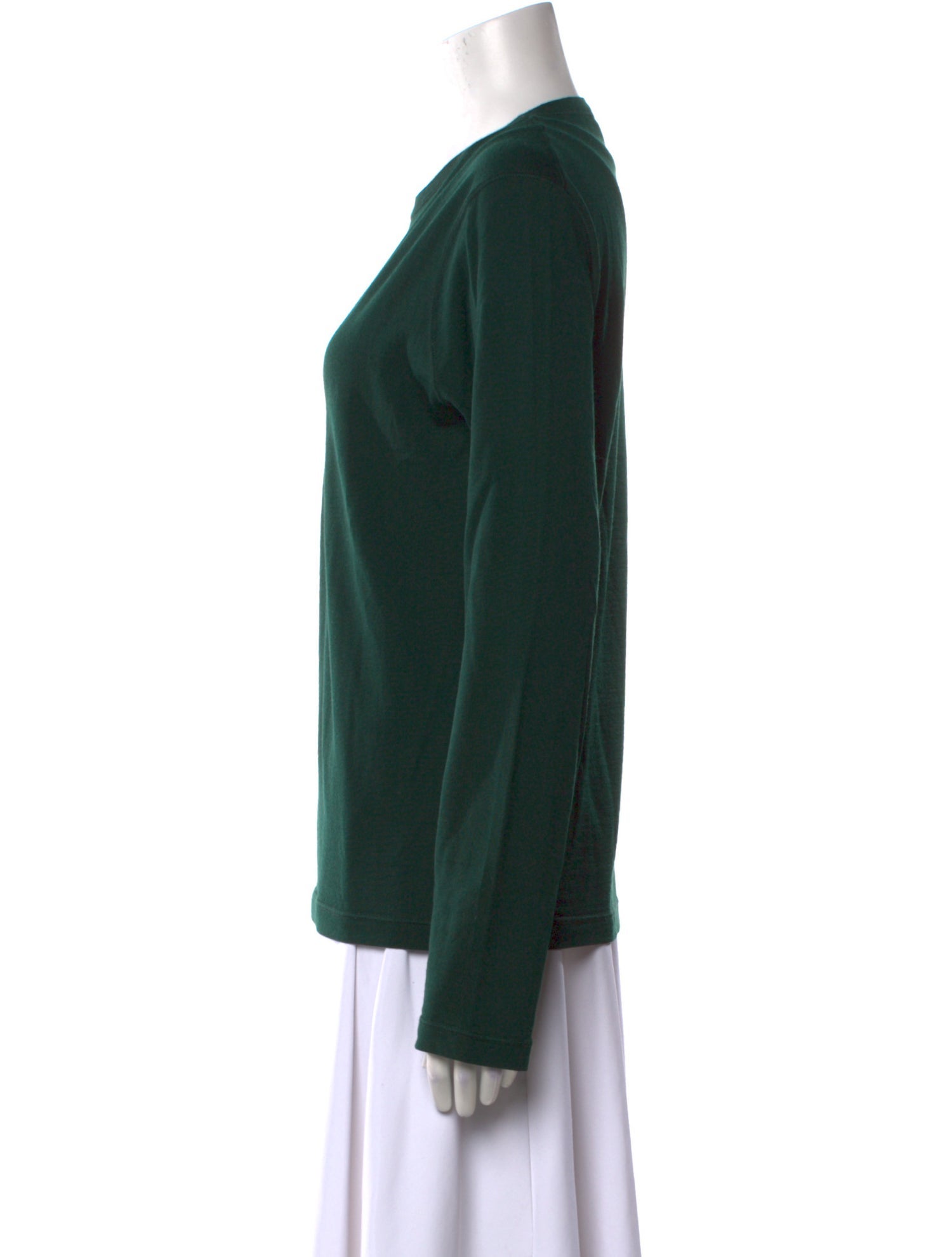 Jil Sander Virgin Wool Crew Neck Sweatshirt