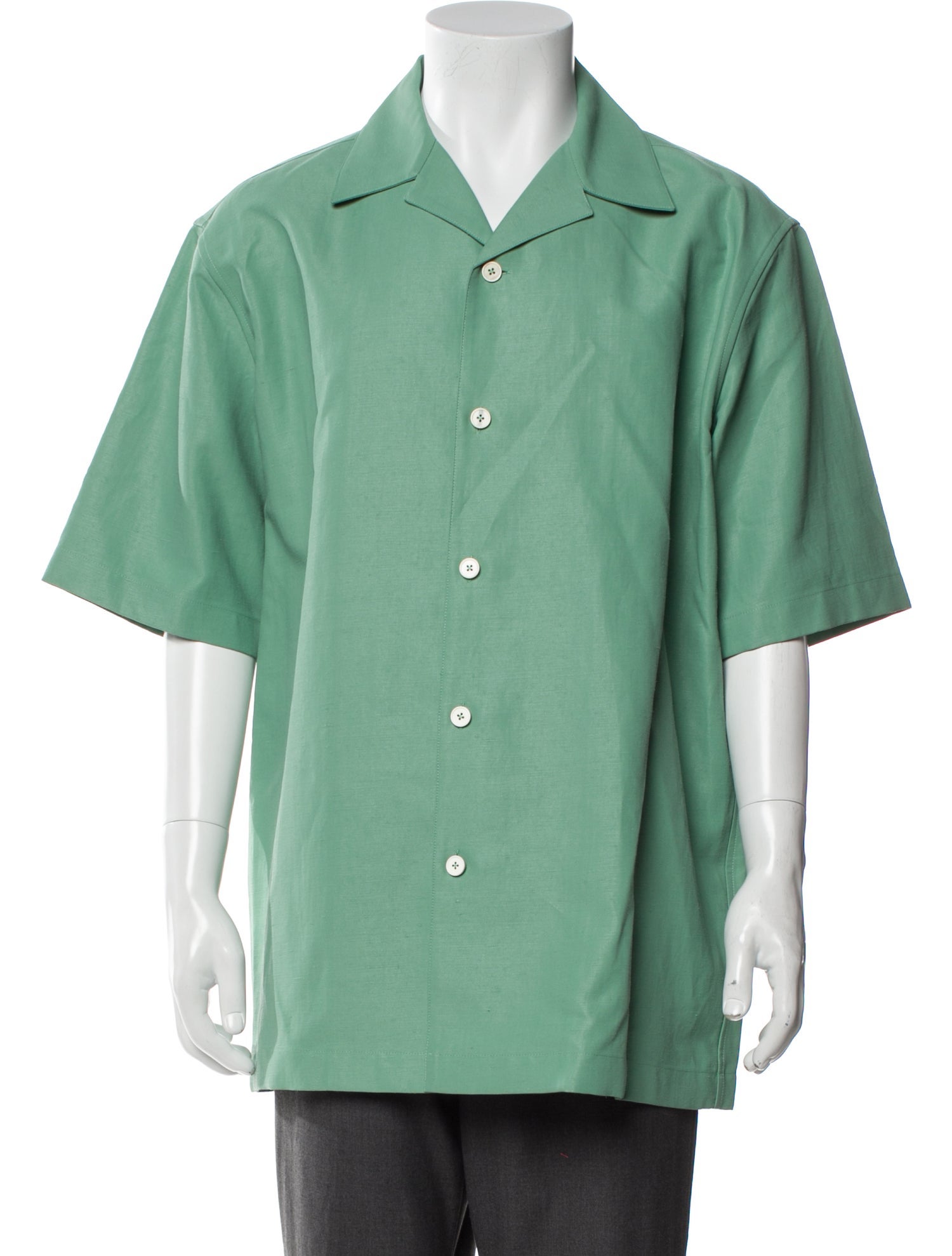 Jil Sander Linen Short Sleeve Shirt